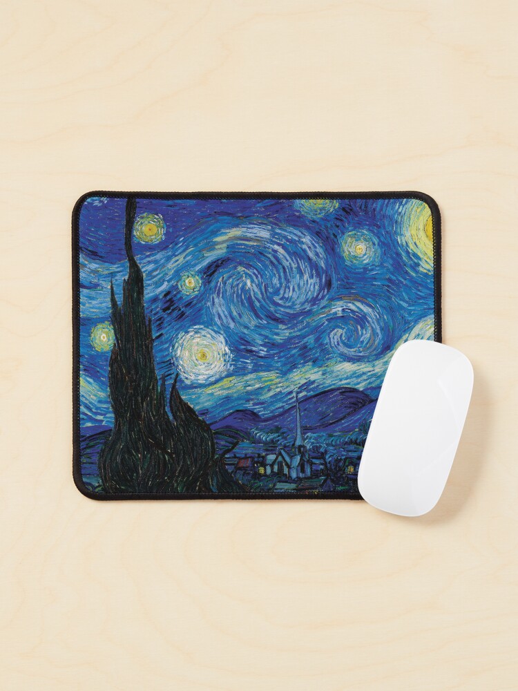 starry night mouse pad