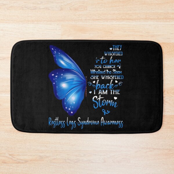 Item preview, She Whispered Back I Am The Storm Restless Legs Syndrome Awareness Butterfly designed and sold by frechettee.