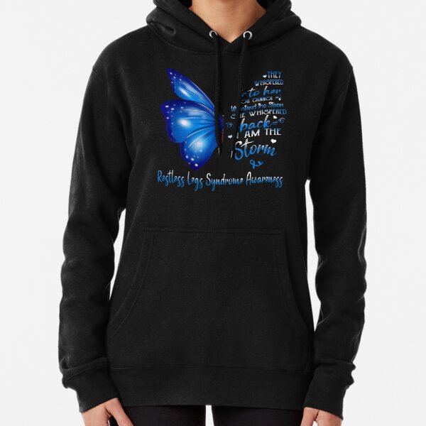 Item preview, She Whispered Back I Am The Storm Restless Legs Syndrome Awareness Butterfly designed and sold by frechettee.