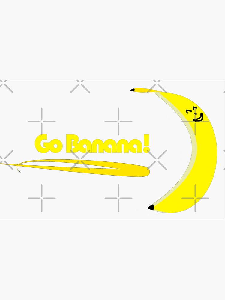 "savannah bananas Go banana! baseball" Sticker for Sale by