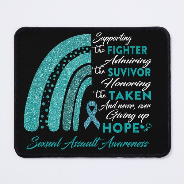 Item preview, Sexual Assault Warrior Supporting Fighter Sexual Assault Awareness designed and sold by Gillosina.