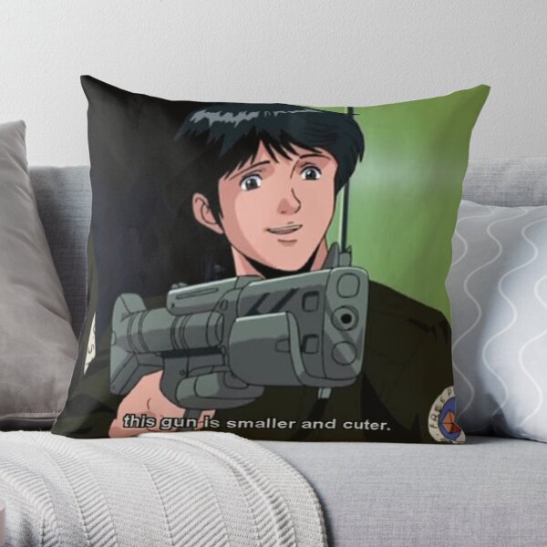 gru gun meme Throw Pillow for Sale by gketheredge