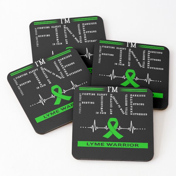 Item preview, I'm Fine Lyme Warrior Support Lyme Awareness Gifts designed and sold by rechardtee.