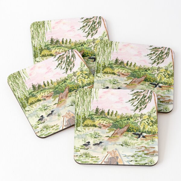 Item preview, Canoeing on the Pond designed and sold by Sabina Fenn.