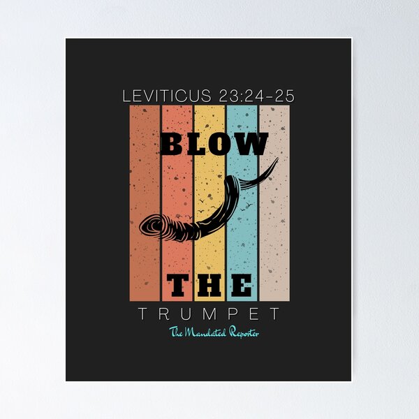 Item preview, Blow the Trumpet - Leviticus 23:24-25 - Coal designed and sold by TheReporter1.