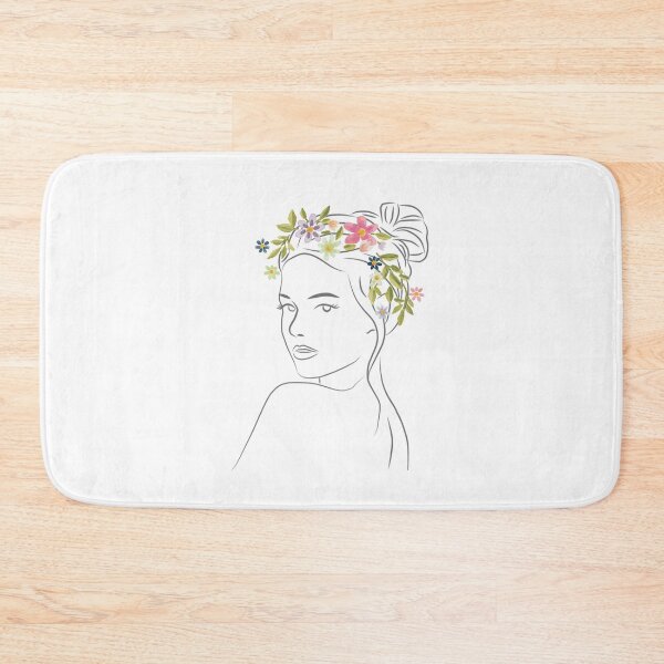 Item preview, Girl in Flower Crown, Pink Daisy Chain designed and sold by SundaySoup.