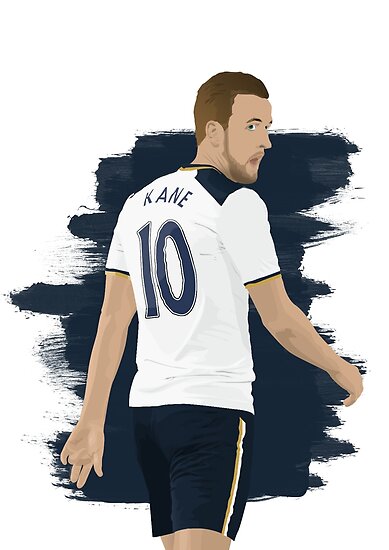 "Harry Kane Illustration" Poster By Tbutcherdesign | Redbubble