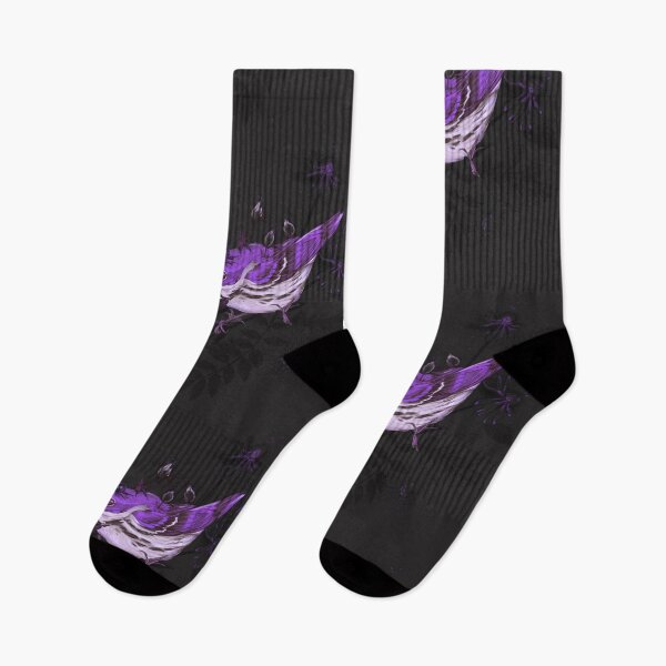 Item preview, Setophaga cerulea + Purple Thistles designed and sold by Ether hocromic.
