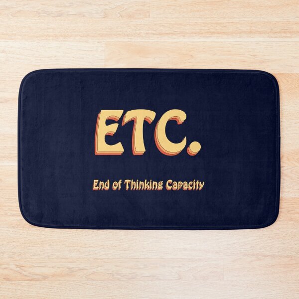 Item preview, ETC End of Thinking Capacity Groovy designed and sold by Elsayed Mosaad.