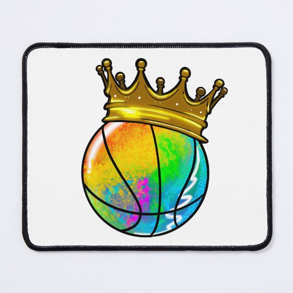 Item preview, Abstract Basketball with Crown designed and sold by Laura Mora Martinez.
