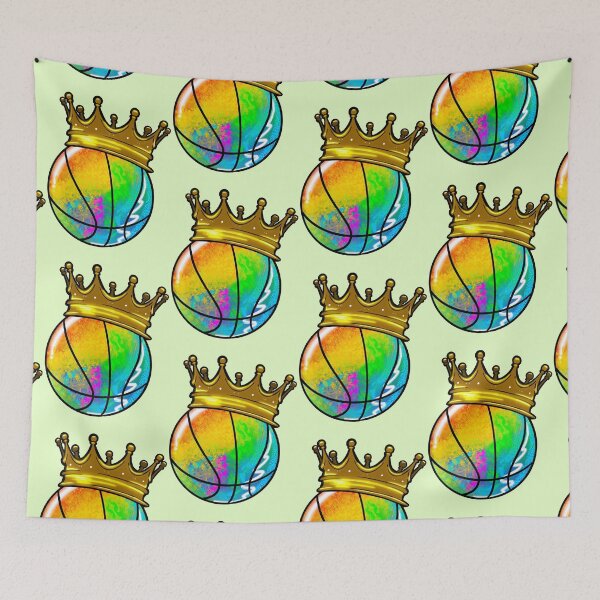 Item preview, Abstract Basketball with Crown designed and sold by Laura Mora Martinez.