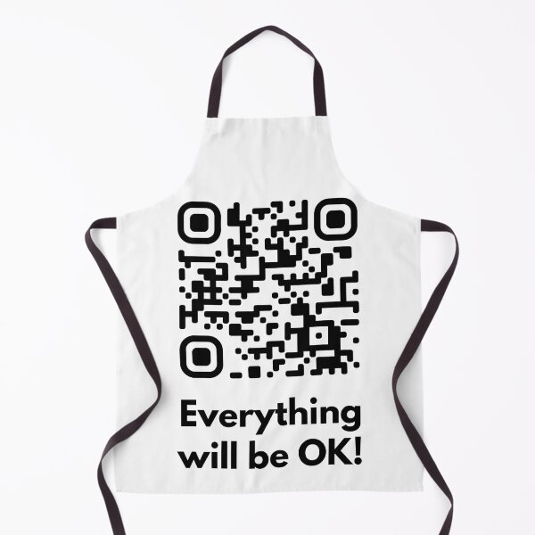 Artikelvorschau, Everything will be OK! mit QR-Code entworfen und verkauft von abroadDesigns.