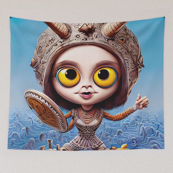 Item preview, Village Idiot Bumpkin - Cute Caricature Character Design designed and sold by Miraje.