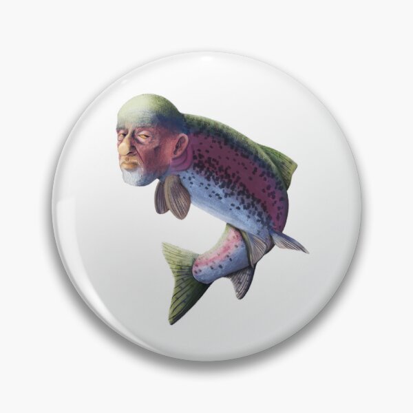 Item preview, Mike Fish Or Man Trout Cursed Rainbow Steelhead  designed and sold by hwinn.