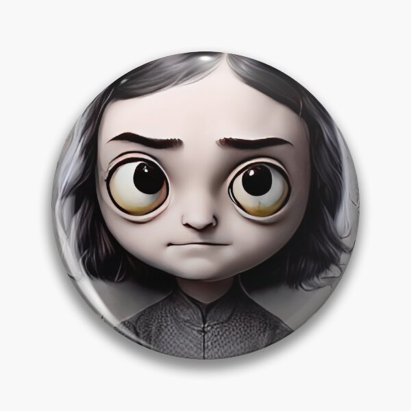 Item preview, Creepy Weird Girl Bumpkin - Cute Caricature Character Design designed and sold by Miraje.