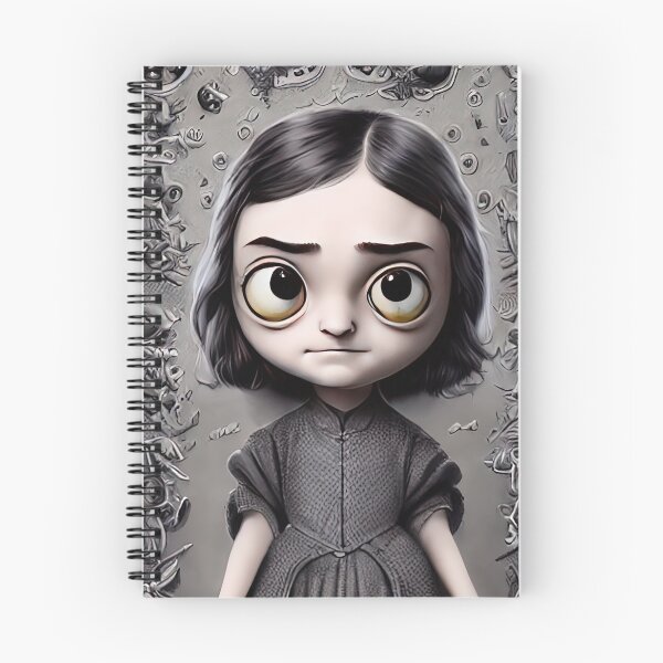Item preview, Creepy Weird Girl Bumpkin - Cute Caricature Character Design designed and sold by Miraje.