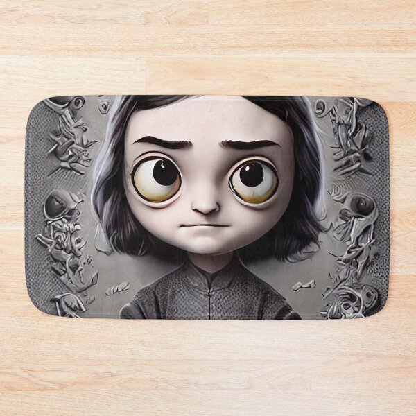 Item preview, Creepy Weird Girl Bumpkin - Cute Caricature Character Design designed and sold by Miraje.