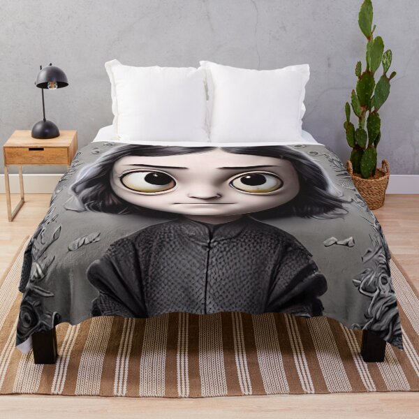 Item preview, Creepy Weird Girl Bumpkin - Cute Caricature Character Design designed and sold by Miraje.