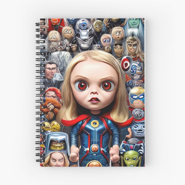 Item preview, Superhero Girl Bumpkin - Cute Caricature Character Design designed and sold by Miraje.