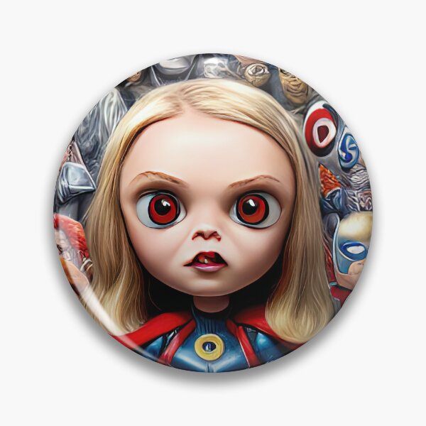 Item preview, Superhero Girl Bumpkin - Cute Caricature Character Design designed and sold by Miraje.