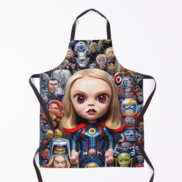 Item preview, Superhero Girl Bumpkin - Cute Caricature Character Design designed and sold by Miraje.