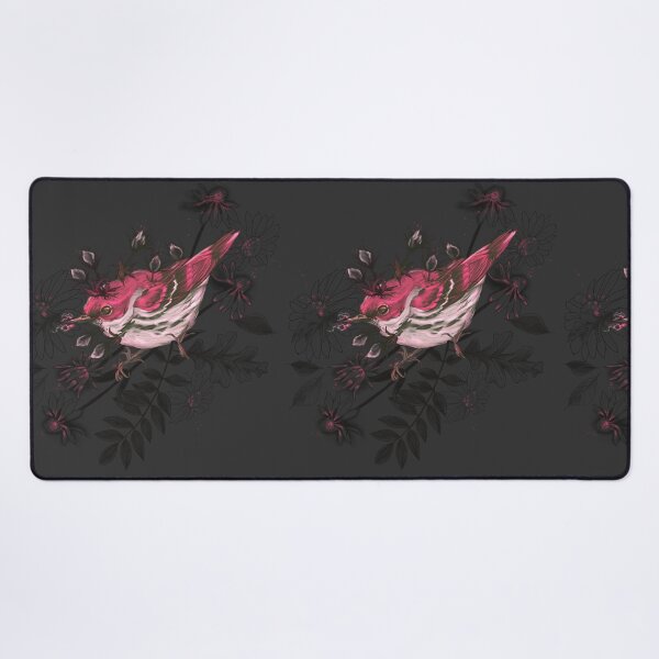 Item preview, Setophaga cerulea + Thistles Pink designed and sold by Ether hocromic.