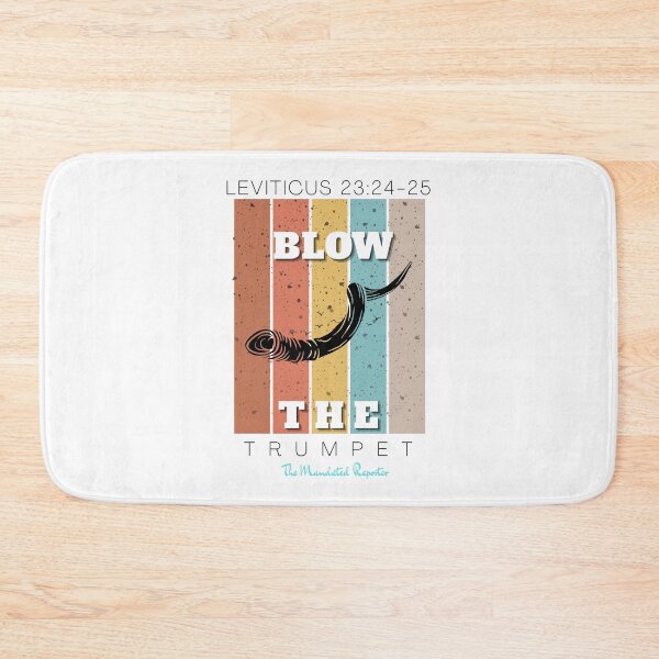 Item preview, Blow the Trumpet - Leviticus 23:24-25 - White designed and sold by TheReporter1.