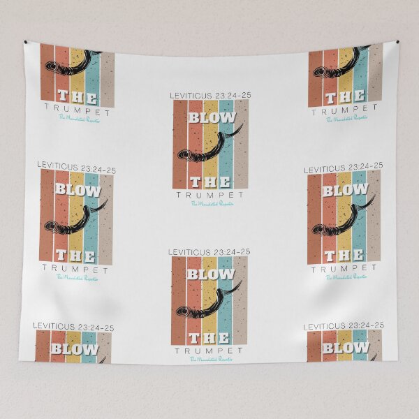 Item preview, Blow the Trumpet - Leviticus 23:24-25 - White designed and sold by TheReporter1.
