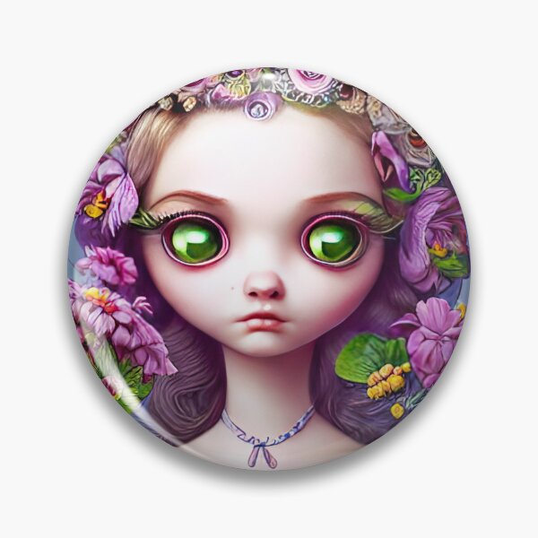 Item preview, Flower Princess Bumpkin - Cute Caricature Character Design designed and sold by Miraje.