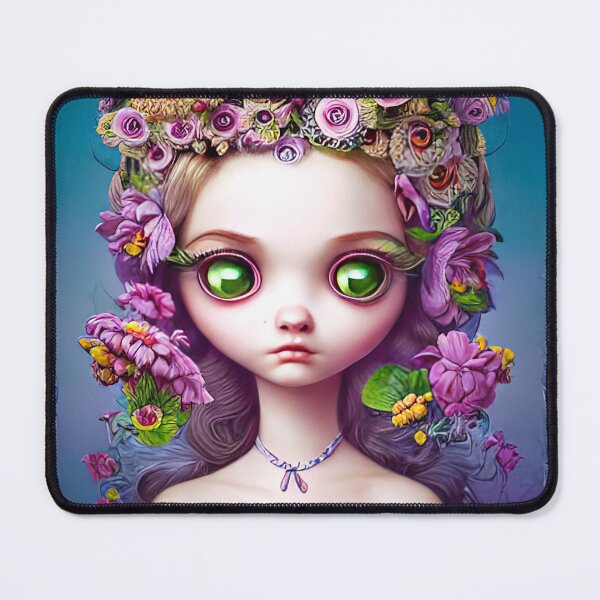 Item preview, Flower Princess Bumpkin - Cute Caricature Character Design designed and sold by Miraje.