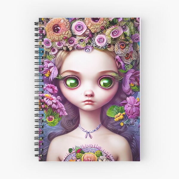 Item preview, Flower Princess Bumpkin - Cute Caricature Character Design designed and sold by Miraje.
