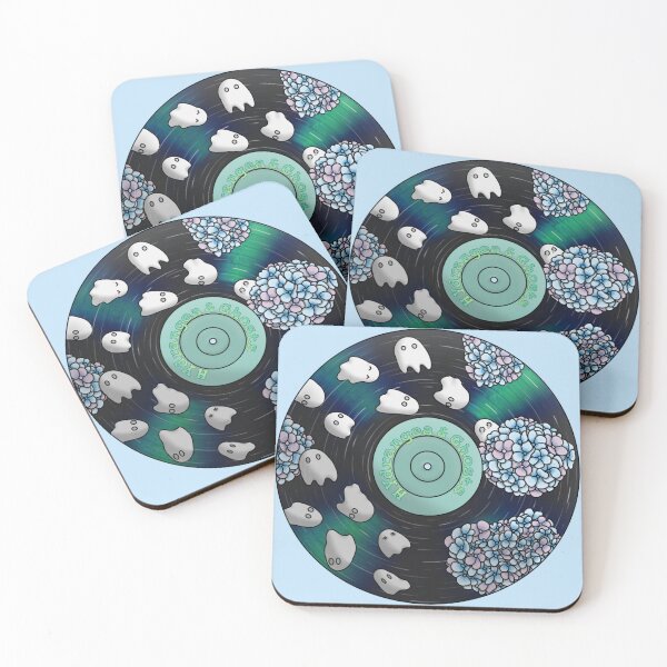 Item preview, Hydrangea Record (Soft Blue) designed and sold by SpaceWuff.