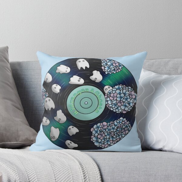 Item preview, Hydrangea Record (Soft Blue) designed and sold by SpaceWuff.