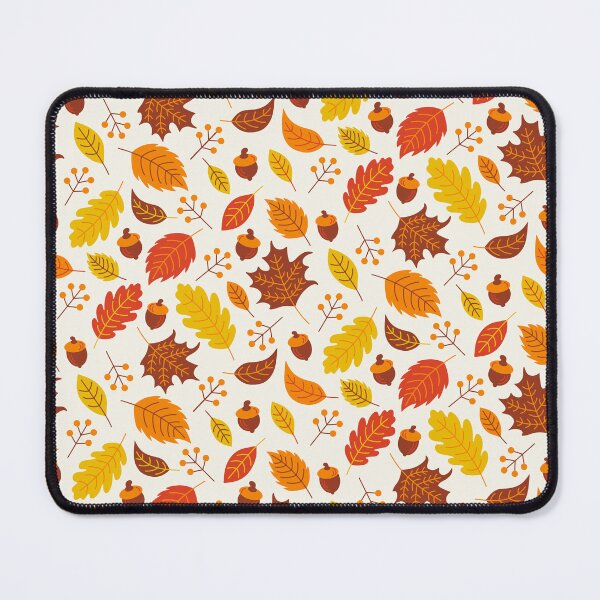 Item preview, Autumn / Fall Leaves + Acorns Pattern designed and sold by Carrie Cantwell Art.