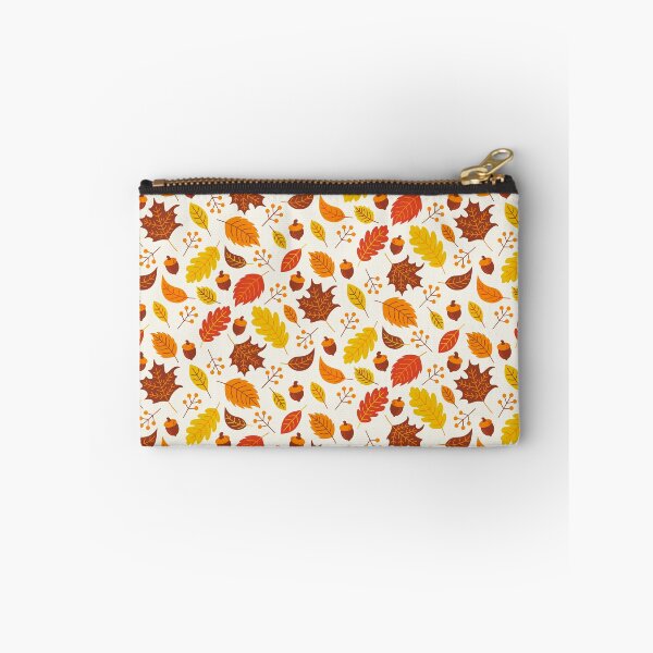 Item preview, Autumn / Fall Leaves + Acorns Pattern designed and sold by Carrie Cantwell Art.