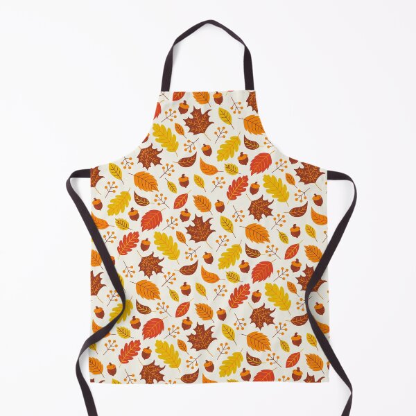 Item preview, Autumn / Fall Leaves + Acorns Pattern designed and sold by Carrie Cantwell Art.