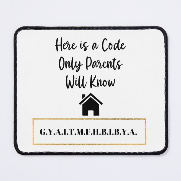 Item preview, Here Is A Code That Only Parents Will Know designed and sold by Marvett-World.