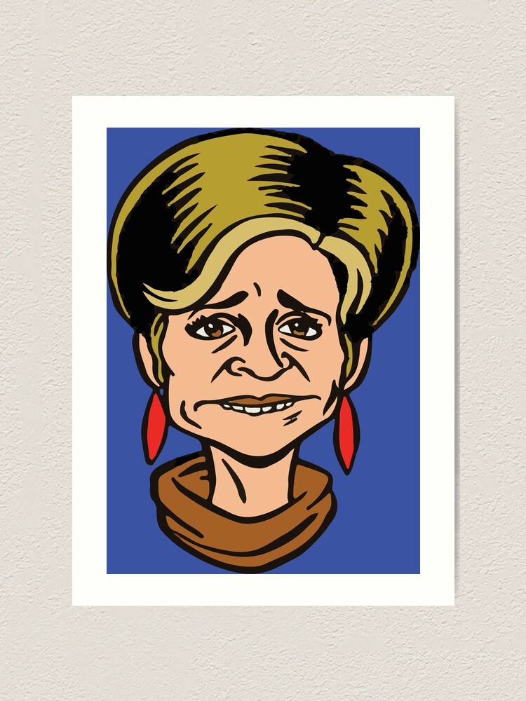 Tiny strangers With Candy Gerri Blank Print 