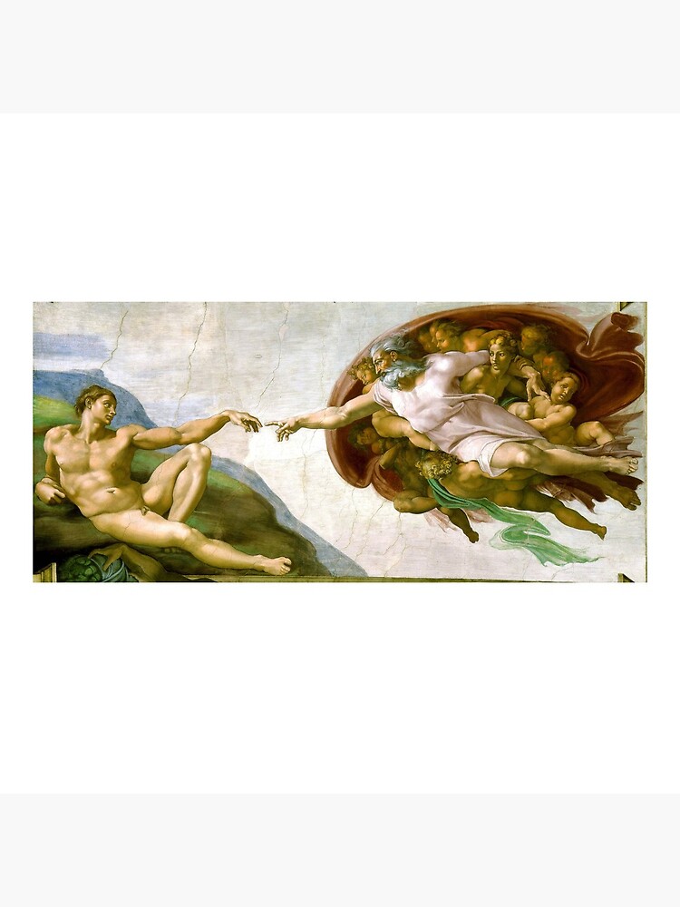 "Michelangelo. The Creation of Adam. 1510. Genesis, Ceiling, Sistine