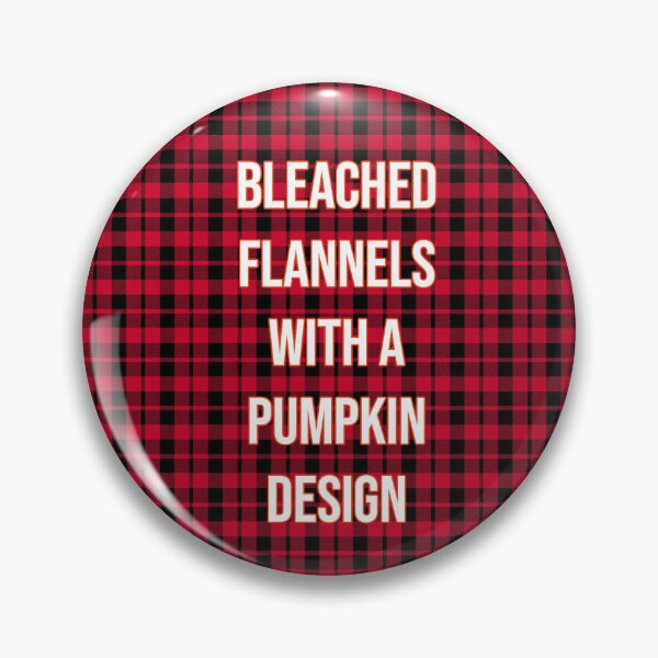 Item preview, bleached flannels with a pumpkin design designed and sold by JOHNACCO.