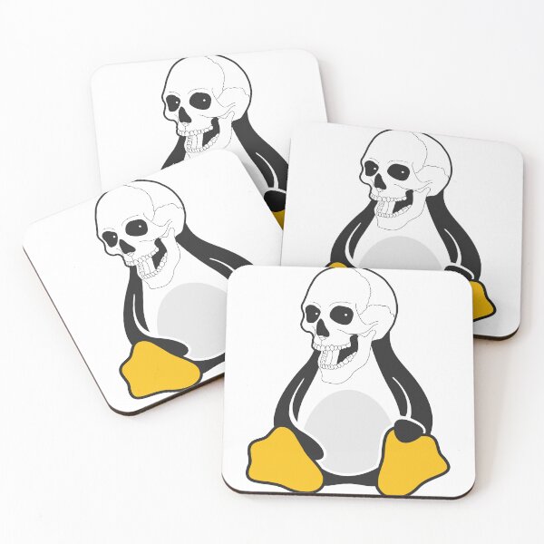 Item preview, Skull head Tux | Linux Penguin Halloween designed and sold by CodingStore  ★★★★★.