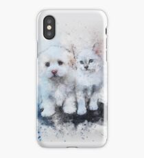 Puppy & Catty iPhone Case