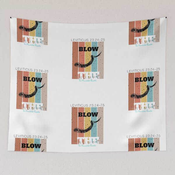 Item preview, Blow the Trumpet - Leviticus 23:24-25 - White Take 2 designed and sold by TheReporter1.