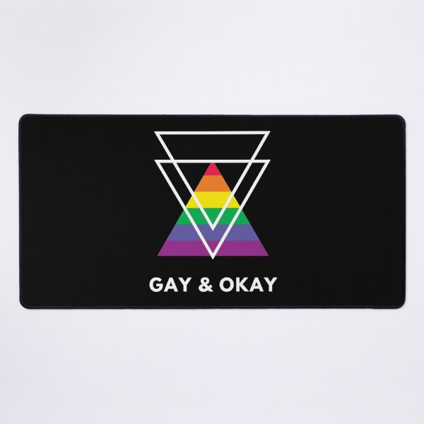 Item preview, Gay & Okay - Large | black designed and sold by abroadDesigns.