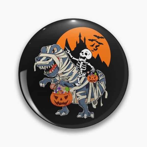 Item preview, Skeleton Riding Dinosaur Bones Halloween designed and sold by ROFIN.