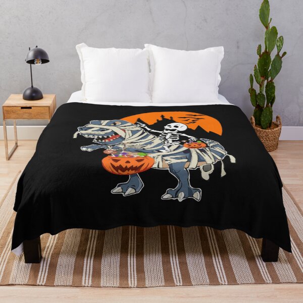 Item preview, Skeleton Riding Dinosaur Bones Halloween designed and sold by ROFIN.