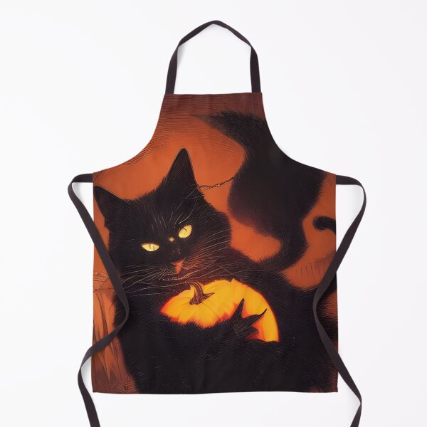 Item preview, Evil Cat Hugs Pumpkin designed and sold by Horrorscape.