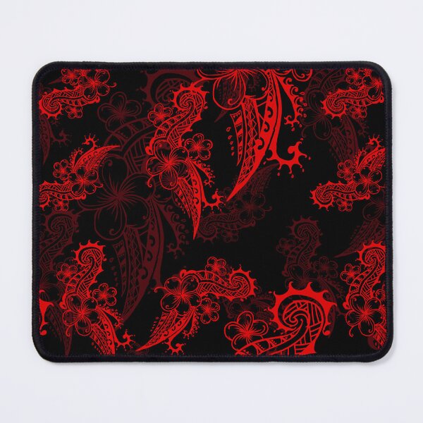 Item preview, Vintage Hawaiian Lava Red Dress Print 3423 designed and sold by sunnthreads.