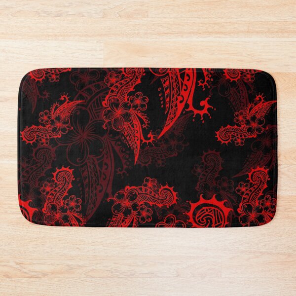 Item preview, Vintage Hawaiian Lava Red Dress Print 3423 designed and sold by sunnthreads.