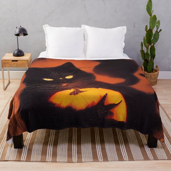 Item preview, Evil Cat Hugs Pumpkin  designed and sold by Horrorscape.